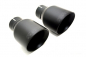 Preview: Cat-Back Non Resonated Dual 100mm Black Ceramic mit Klappensteuerung