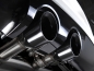 Preview: Cat-Back Non Resonated Dual 100mm Black Ceramic mit Klappensteuerung