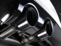 Preview: Cat Back Resonated Dual 100mm Black Ceramic mit Klappensteuerung & EG