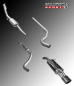 Preview: Cat Back Resonated Single 118mm Oval