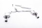 Preview: Cat Back Dual Outlet 100mm GT100 Polished