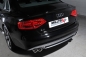 Preview: CAT-BACK Non Resonated Quad-outlet Twin 80mm GT80 Black Cerakote