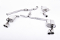 Preview: CAT-BACK Resonated Quad-outlet Twin 80mm GT80 Polished mit EG