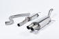 Preview: Cat Back Non Resonated Twin 80mm GT80 Brushed Titanium