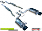 Preview: Cat Back Resonated Black Tip incl.Exhaust Valves mit EG