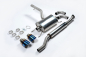 Preview: Cat Back Resonated Dual GT115 Burnt Titanium Tip mit EG