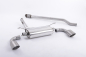 Preview: Cat Back Non Resonated Dual GT115 Brushed Titanium Tip