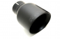 Preview: Cat Back Resonated Quad Cerakote Black Round Tips mit EG
