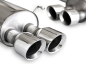 Preview: Quad Outlet Cat Back Resonated GT90 90mm Polished Trims