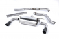 Preview: Cat Back Resonated Dual 90mm GT90 Ceramic Black mit EG