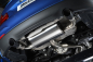 Preview: Cat Back Resonated Dual 90mm GT90 Ceramic Black mit EG