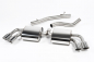 Preview: Full System with Hi-Flow Cat 3-inch Race System Non Resonated Silver Tips