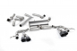 Preview: Cat Back Non Resonated RACE Quad GT100 100mm Cerakote Black Tips