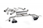 Preview: Cat Back Resonated Quad GT100 100mm Cerakote Black Tips mit EG