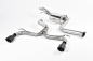 Preview: Cat Back 3-inch 'Race' System Cerakote Black GT-100 100mm Trims