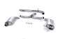 Preview: Cat Back Non Resonated (Louder) with Dual 100mm GT100 Brushed Titanium Trims