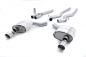 Preview: Cat Back Dual Outlet Non Resonated GT100 100mm Polished Trims