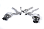Preview: Quad Outlet Cat Back Non Resonated GT90 90mm Cerakote Black Trims