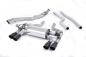 Preview: Cat Back with Black Ceramic Quad 90mm GT90 Tips mit EG