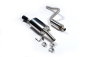 Preview: Cat Back Resonated Single 90mm Jet Black Trim