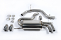 Preview: Cat Back Non Resonated Twin 80mm Jet mit EG