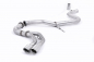 Preview: Cat Back Non Resonated Twin 80mm GT80 Polished