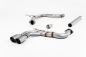Preview: Cat Back Non Resonated Twin 80mm GT80 Brushed Titanium