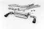 Preview: Cat Back RACE Non Resonated Black Cerakote Dual 90mm GT90 Tips