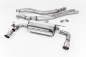 Preview: Cat Back ROAD Resonated Polished Dual 90mm GT90 Tips mit EG