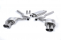 Preview: Quad Outlet Cat Back Resonated GT90 90mm Brushed Titanium Trims