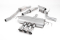 Preview: Cat Back Resonated with 3x GT100 100mm Polished Trims mit EG