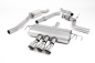 Preview: Cat Back Resonated ROAD+ with 3x GT100 100mm Polished Trims