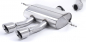 Preview: Cat Back Middle Silencer Non Resonated Dual 100mm GT100 Polished