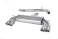 Preview: Cat-Back Non-Valved Race System Non Resonated Brushed Titanium Round GT100 Tips