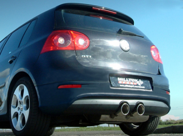 Cat Back R32 Style Dual Outlet 100mm GT100 Resonated