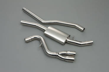 Cat Back Twin 76,2mm Polished Special
