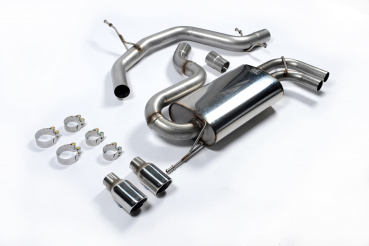 Cat Back Non Resonated Twin 80mm GT80 mit EG