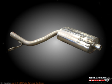 Cat Back Resonated Dual 100mm GT / Manuell
