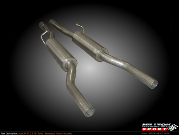 Cat Back Non Resonated Dual 100mm GT / Manuell