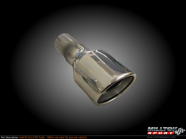 Cat Back Resonated Dual 100mm Jet / Manuell