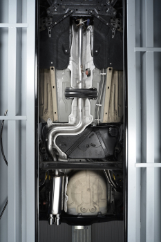 Cat Back Non Resonated Twin 80mm GT80 Polished