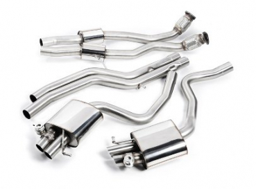 Cat Back OE Tailpipes Non Resonated
