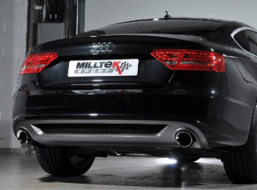 Cat Back Audi A5 Cabrio 3.0 TDi (DPF) quattro 100mm GT100 Black