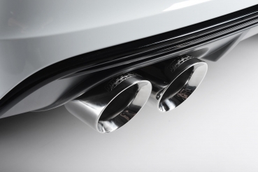 Turbo-back incl. Sports Cat (Race) Non-Valved Resonated Polished Tips GT100