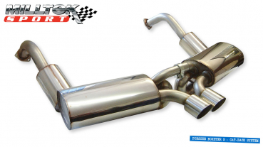 Cat Back with Cat Replacement 90mm Special Polished Tips