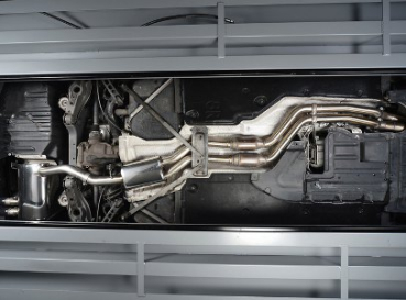 Cat Back Twin 80mm GT80 Black Ceramic Tip mit EG