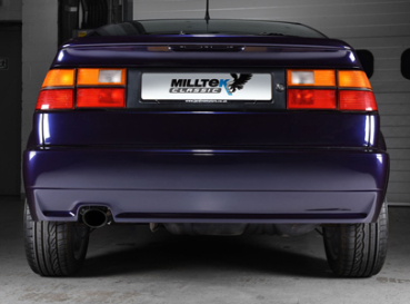 Cat Back Resonated (schallgedämpft) with Cerakote Black Oval Tip