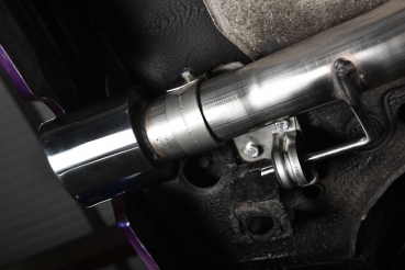 Cat Back Resonated (schallgedämpft) with Cerakote Black Oval Tip