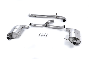 Cat Back Resonated Quad Polished Tips mit EG