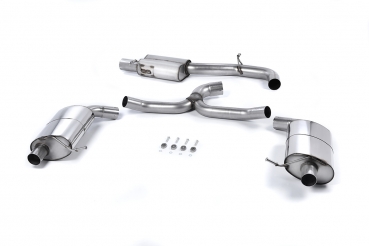 Cat Back Resonated with Dual Jet 100mm Carbon Trims